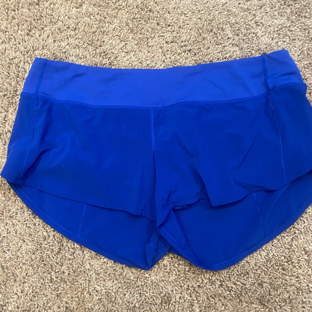 Royal Blue lululemon Speed Up Short 
2.5"